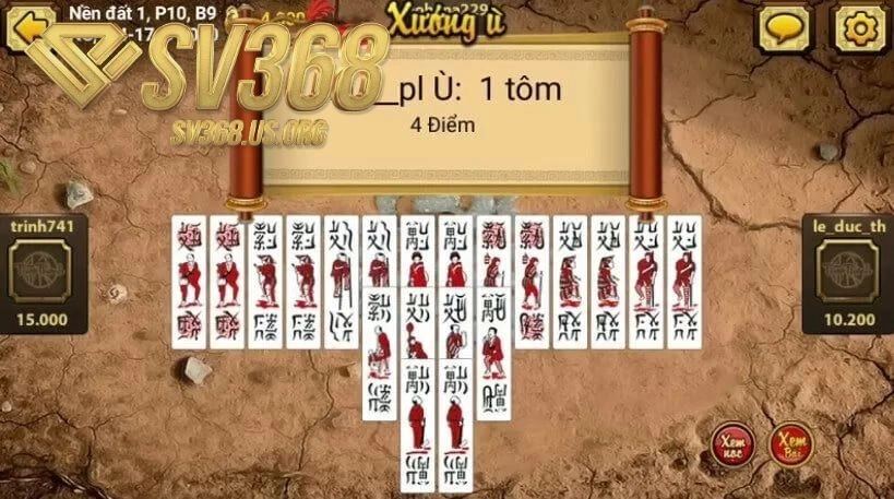 Nguyên tắc của trò chơi chắn Sv368