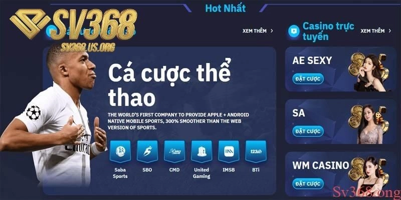 Sơ lược về thể thao SV368